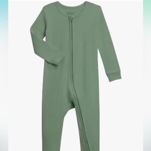 Colored Organics Peyton Onesie in Thyme Green - Newborn